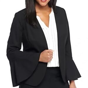 THE LIMITED - Bell Sleeves Black Blazer - US 20W
